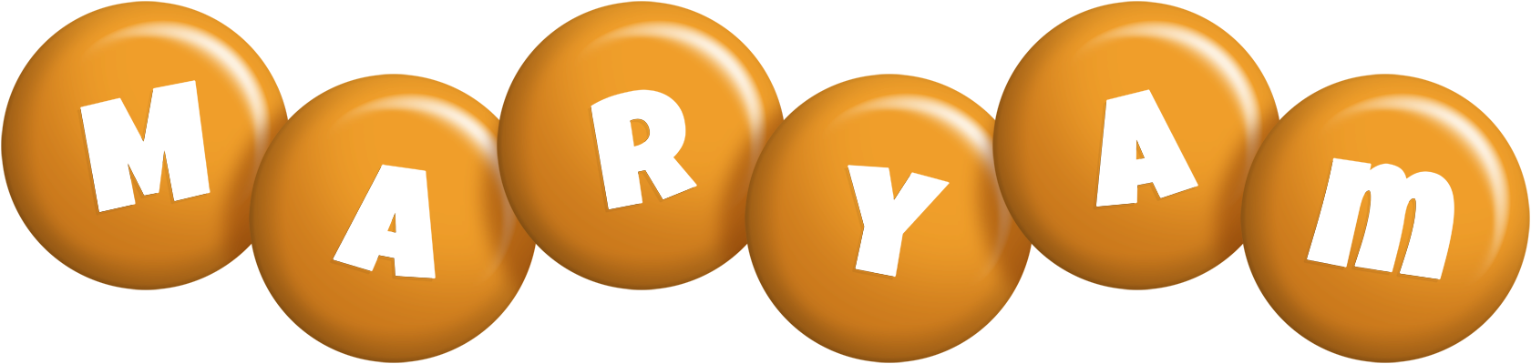 Maryam candy-orange logo