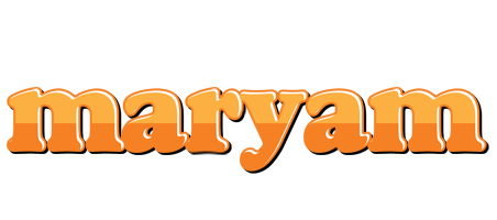 Maryam orange logo