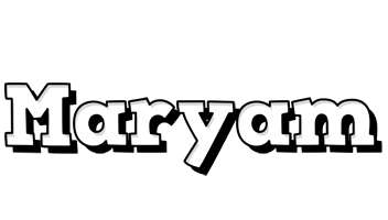 Maryam snowing logo