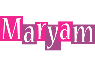 Maryam whine logo