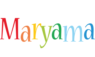 Maryama birthday logo