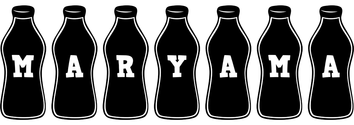 Maryama bottle logo