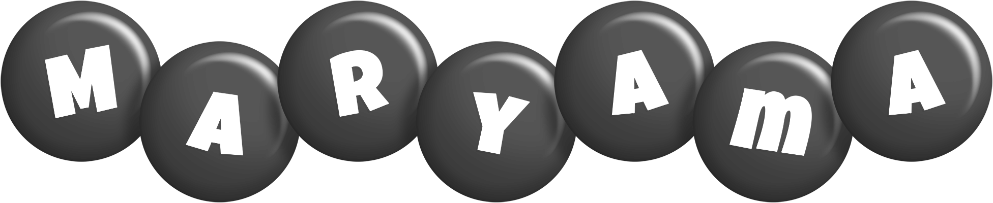 Maryama candy-black logo