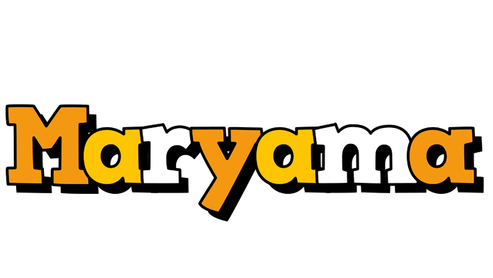 Maryama cartoon logo