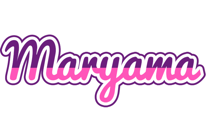 Maryama cheerful logo