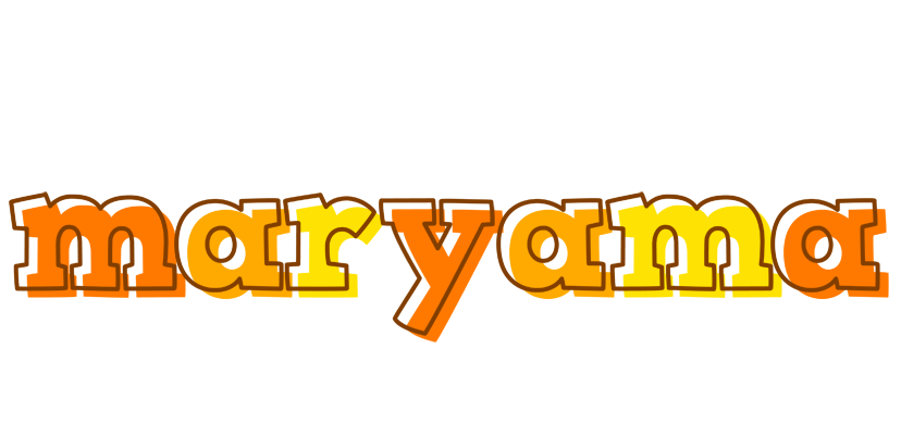 Maryama desert logo