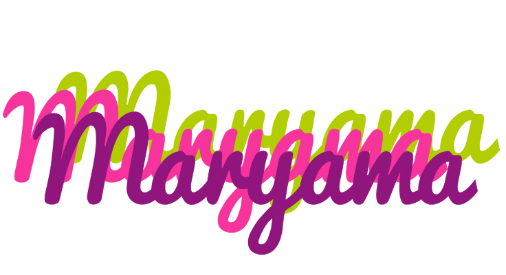 Maryama flowers logo