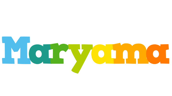 Maryama rainbows logo
