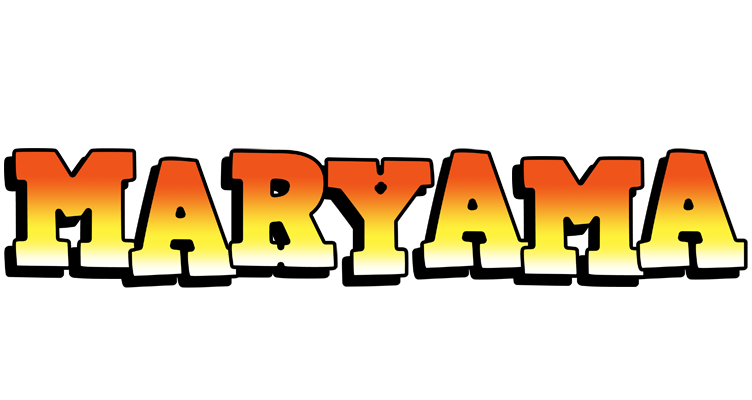 Maryama sunset logo