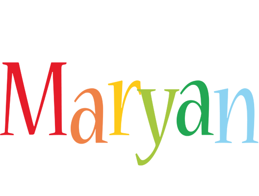 Maryan birthday logo