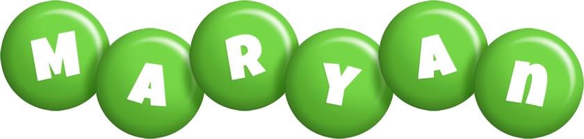 Maryan candy-green logo