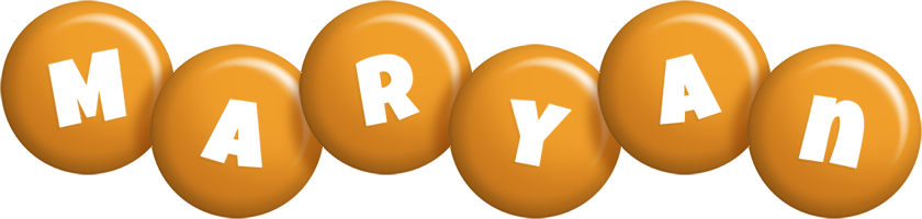 Maryan candy-orange logo