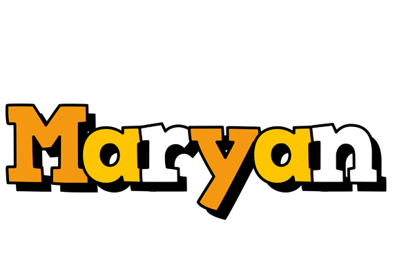 Maryan cartoon logo