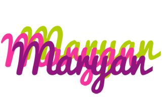 Maryan flowers logo