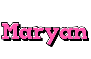 Maryan girlish logo