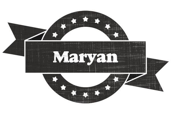 Maryan grunge logo