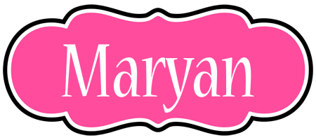 Maryan invitation logo