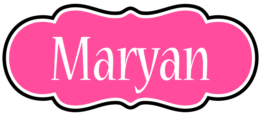 Maryan invitation logo