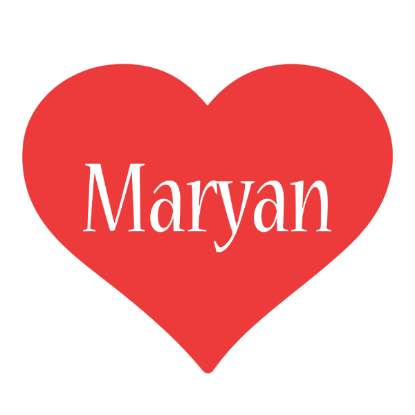 Maryan love logo