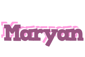 Maryan relaxing logo