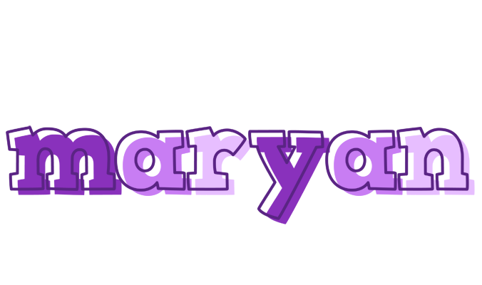 Maryan sensual logo