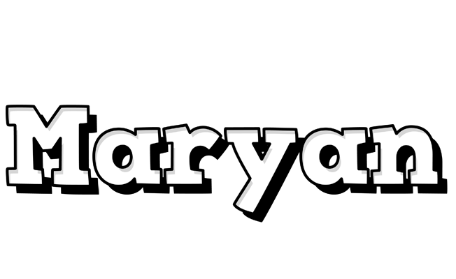 Maryan snowing logo