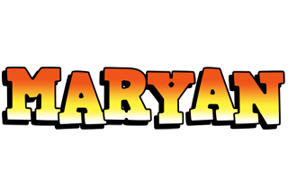 Maryan sunset logo