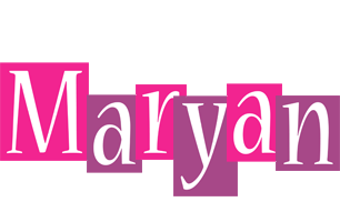 Maryan whine logo