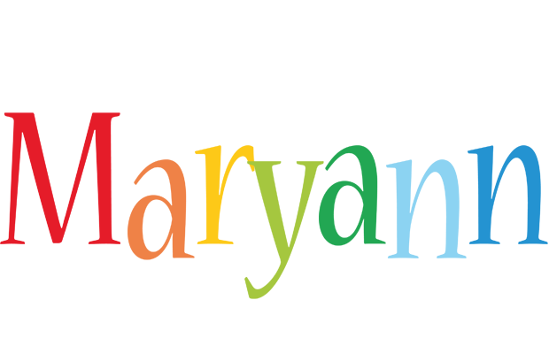 Maryann birthday logo