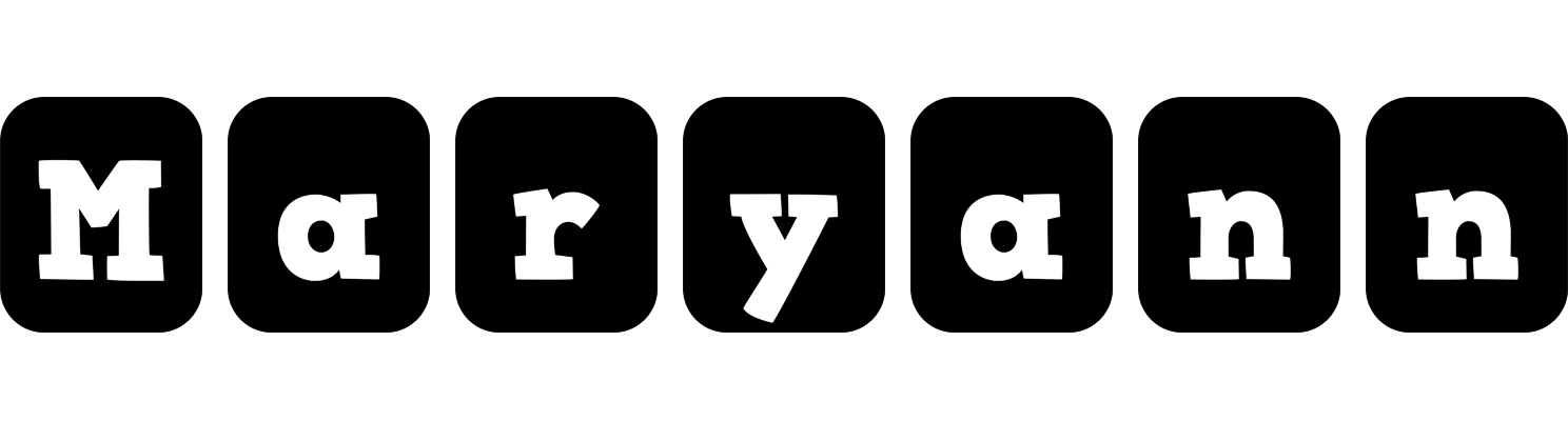 Maryann box logo