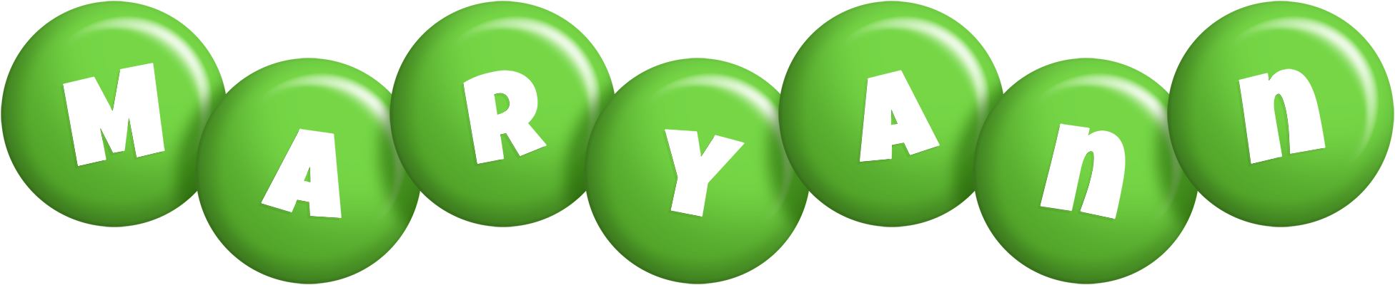 Maryann candy-green logo