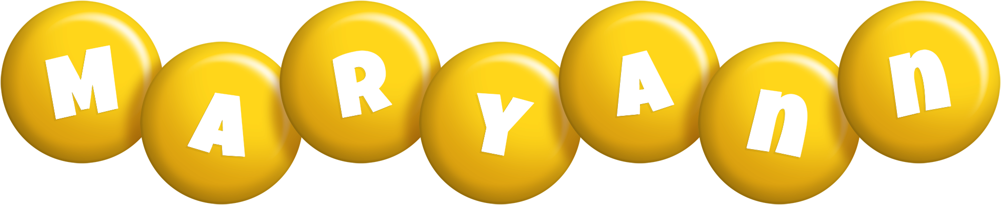 Maryann candy-yellow logo