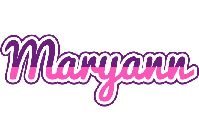 Maryann cheerful logo