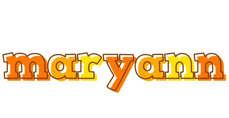 Maryann desert logo