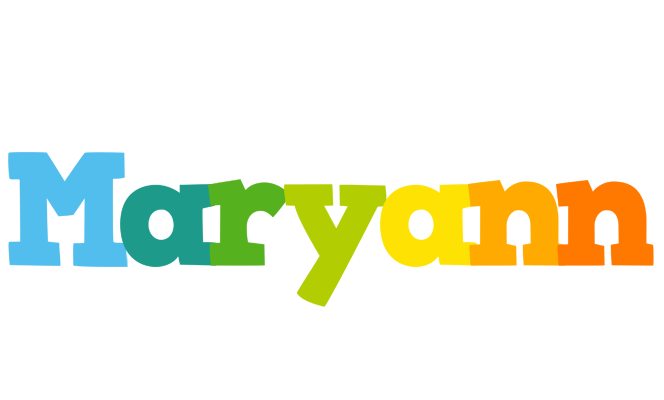 Maryann rainbows logo