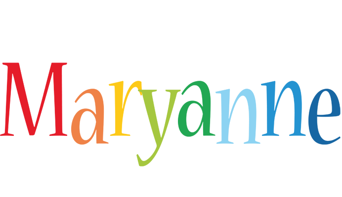 Maryanne birthday logo