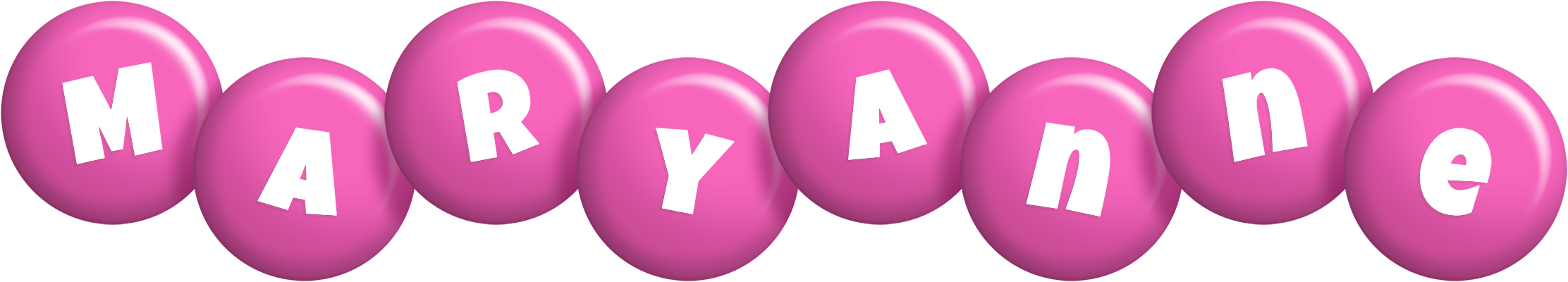 Maryanne candy-pink logo