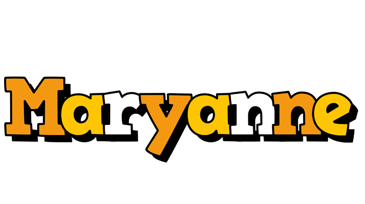 Maryanne cartoon logo