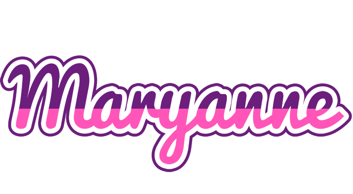 Maryanne cheerful logo