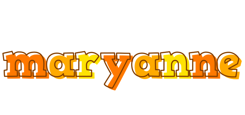 Maryanne desert logo