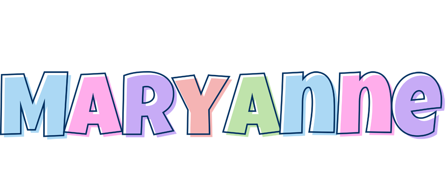 Maryanne pastel logo