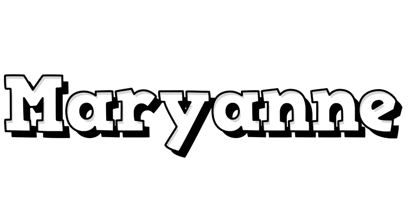 Maryanne snowing logo