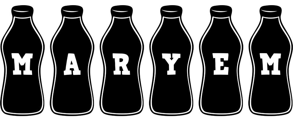 Maryem bottle logo
