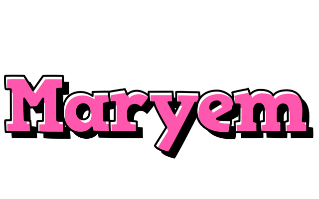 Maryem girlish logo