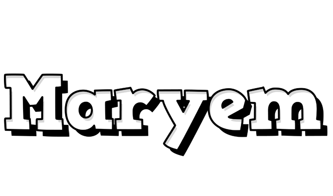 Maryem snowing logo