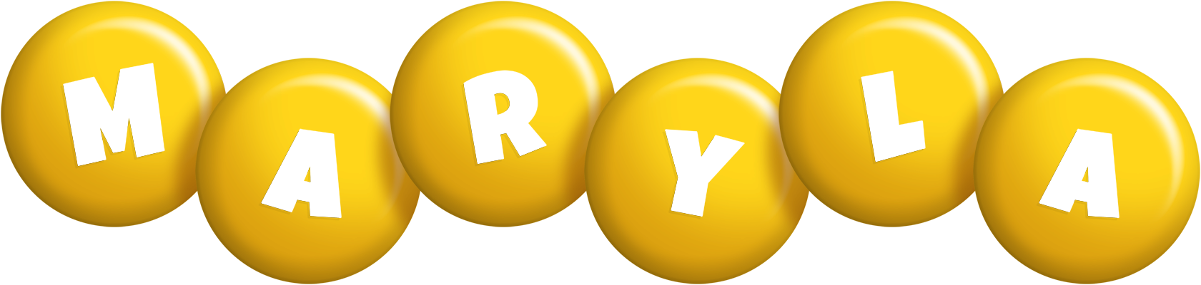 Maryla candy-yellow logo