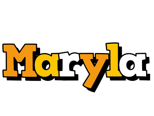 Maryla cartoon logo