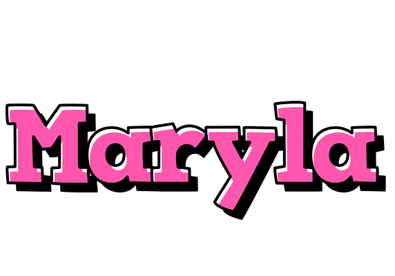 Maryla girlish logo