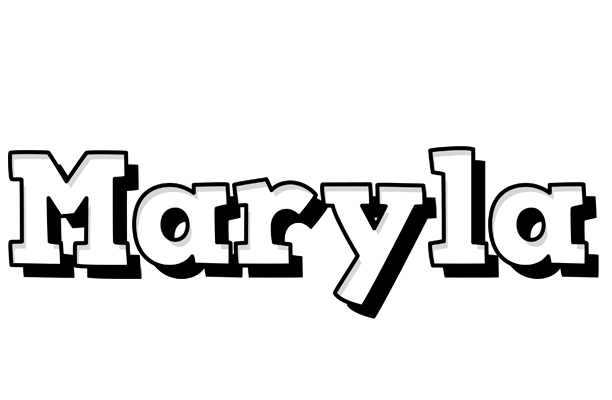 Maryla snowing logo