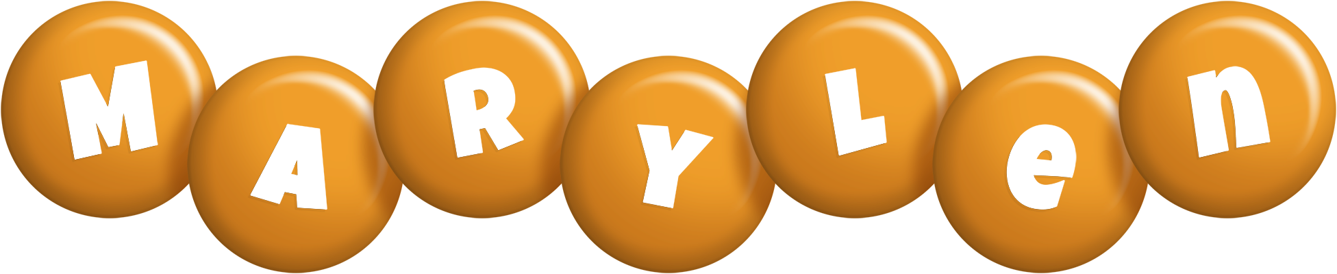 Marylen candy-orange logo
